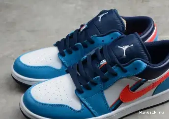 GAME LOW ORBIT BLUE TIME AIR NIKE GS JORDAN 1 0610